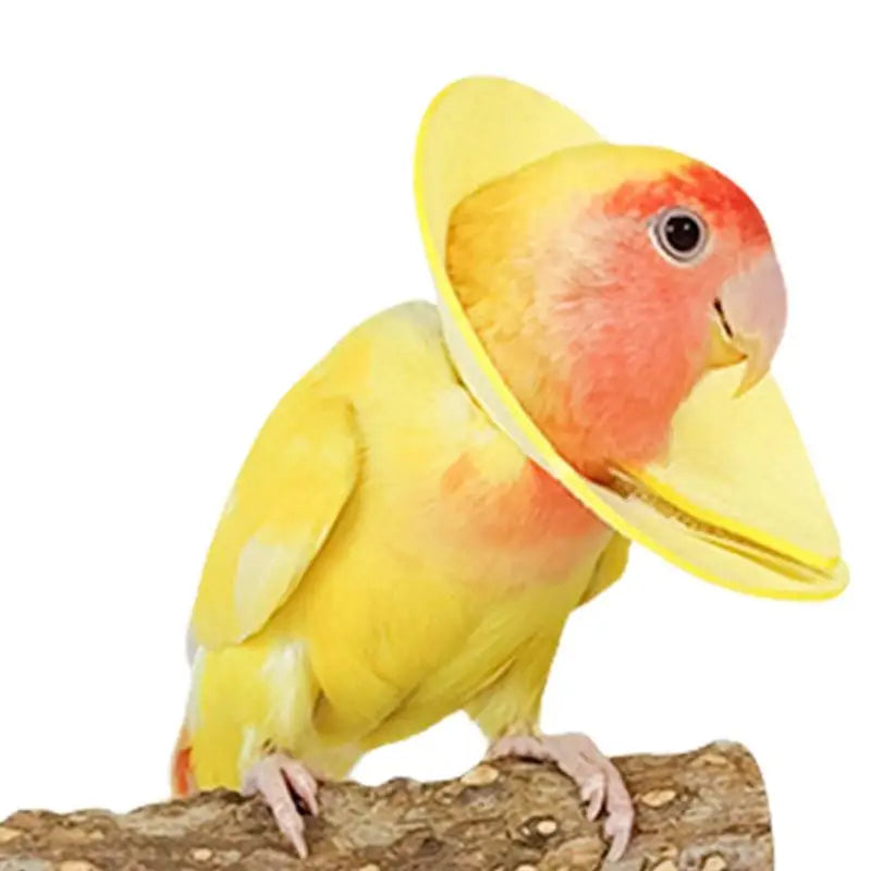 Parrot Anti Bite Collar Soft Bird Collars Breathable Anti Bite Cone Collar Soft Protective Cone Collar Parrot Neck Collar