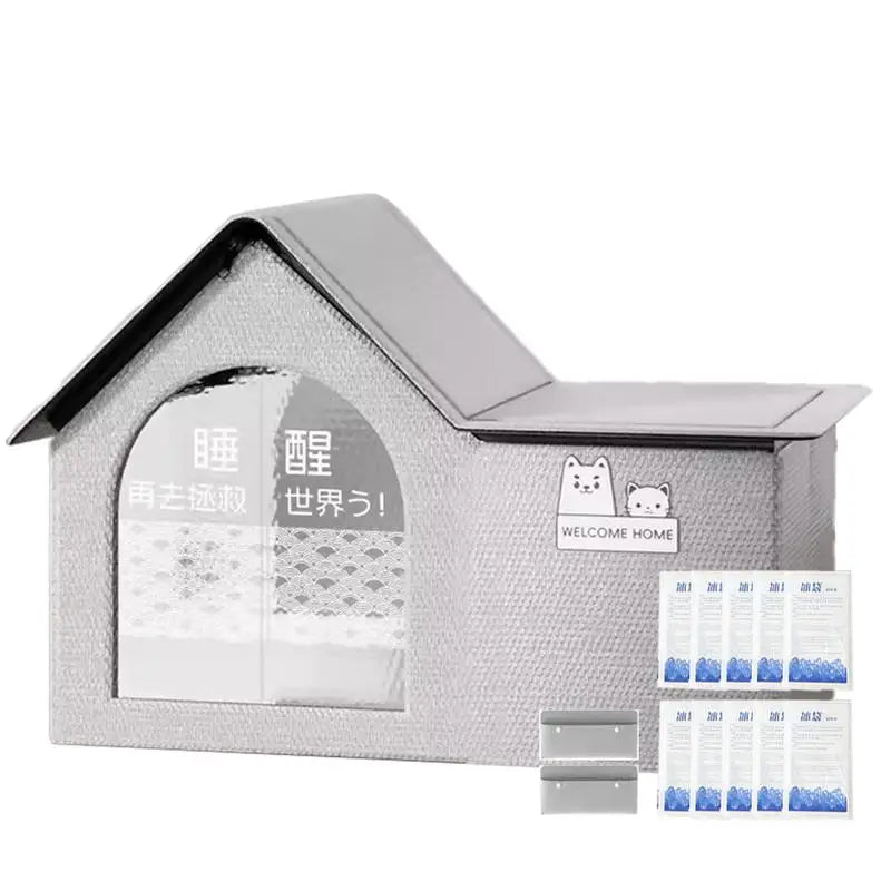 Pet cooling house cat air conditioning house foldable cat and dog house cat pet ice house Cooling House For Cats Pet Supplies
