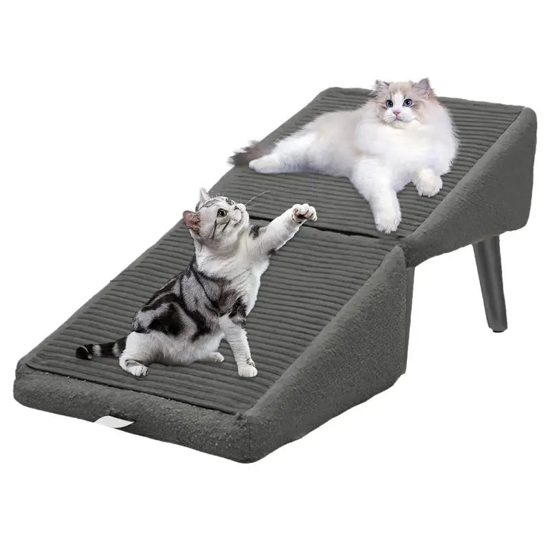 Pet Ramp Adjustable Dog Ramp Foldable Home Dog Vehicle Stairs  multifunctional nonslip pet stair stool for small dogs cats